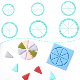 TAINSKY Color Recipe Wheel Polymer Clay Cutter Tool, Clay Cutters for Polymer Clay Jewelry, Polymer Clay Recipe Cutter Guide, Clay Earring Cutters, Clay Cutters for Polymer Clay Jewelry