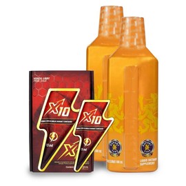 X10 Multivitamin Supplement for Men & Women Natural Fitness - 500ml Bottles:_2 Bottles BIQ-FEL 500ml