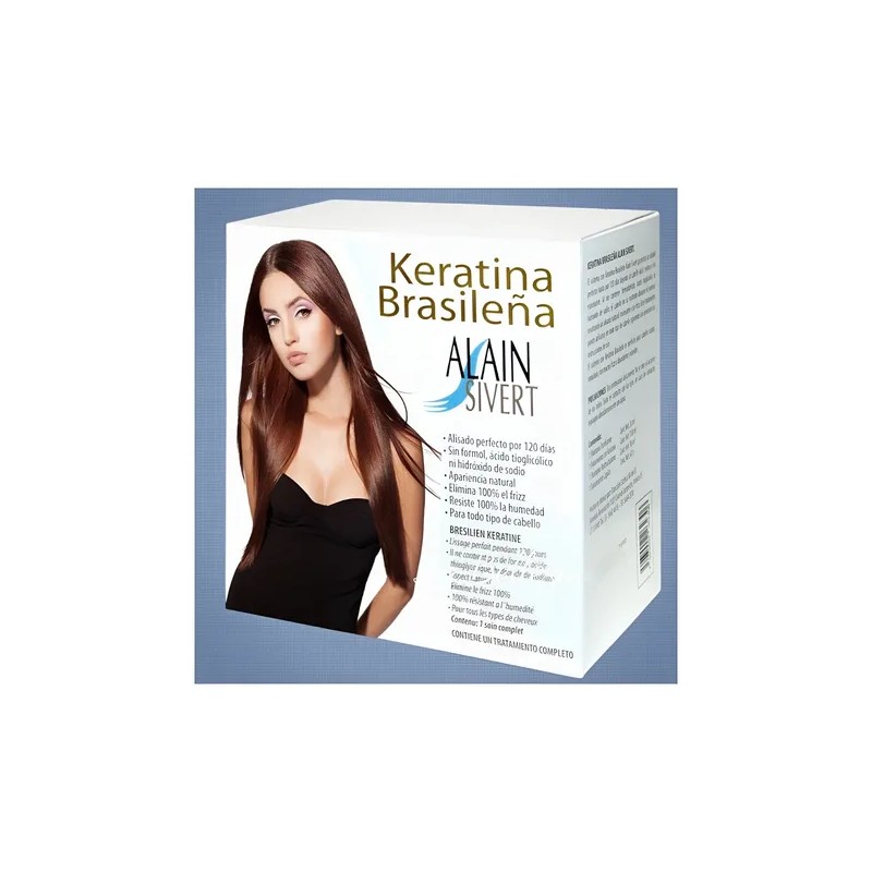 Keratina Brasileña Alaciado Permanente Alain Silver