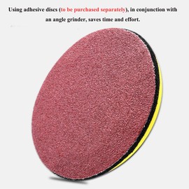 HOTCKB 60 x Sandpaper 75 mm Velcro without Hole Sanding Sheet Diameter 75 Velcro Sandpaper Grit 80