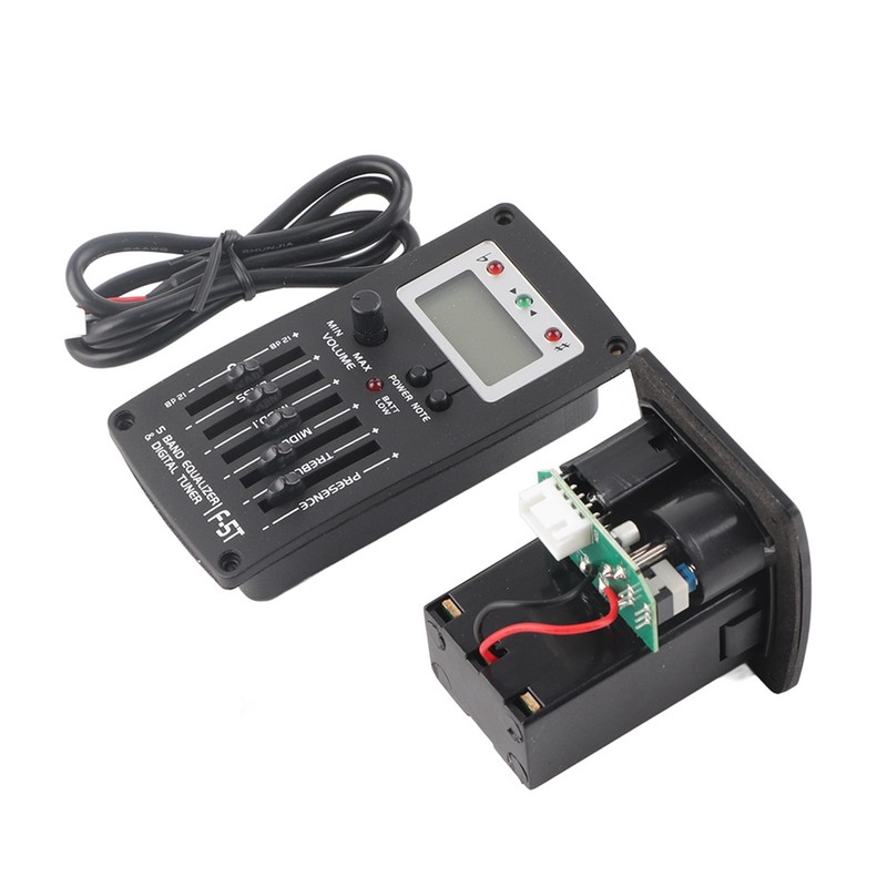F‑5T 5 Band EQ Equalizer Pickup Tuner for Acoustic Guitar