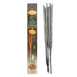 INCIENSO DE COPAL con resina pura y larga duración, 10 varas por caja (5)