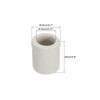 sourcing map 10pcs Ceramic Tube Insulated Electronic Wire Bundle Protection
