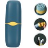 PACKOVE Portable Toothbrush Case Travel Toothbrush Container Durable Travel Toothbrush