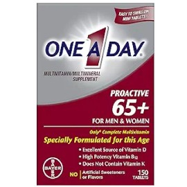 One A Day Proactive 65+ Mens & Womens Multivitamin Supplement with Vitamin A