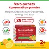 Ferro-Sachets Iron Supplement - Liposomal Iron Granules With Added Vitamin