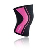 Rehband RX Kniebandage Unisex, mehrfarbig (Schwarz/Pink), XS, 105333-1