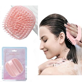JOOYUNA Curly Hair Brush for Women Men, Hair Brush,Hair Comb Blow Brush, Hair Styling Brush Fluffy Hair Comb, Air Cushion Comb (04pink)