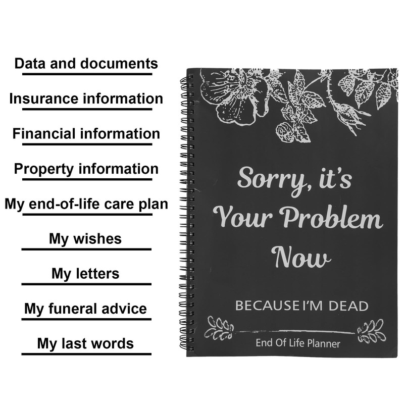 lasuroa Living Planner Organiser Notebook, Sorry It's Your Problem Now