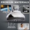 Aqua Elegante Pressure Boosting Shower Head - 3 Inch Wall