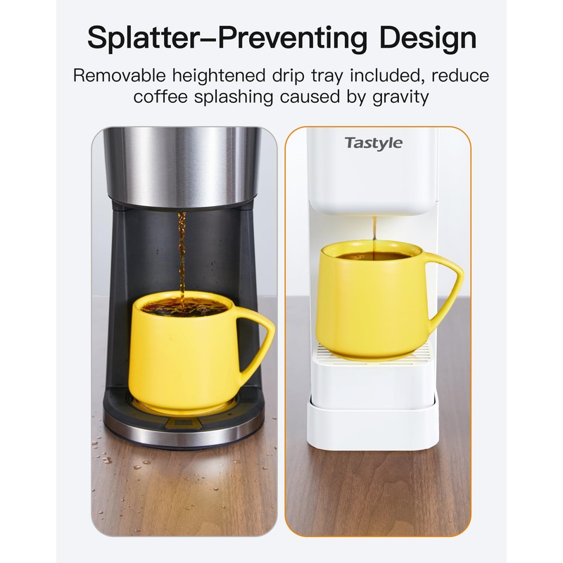 Tastyle Single Serve Hot & Iced Coffee Maker with Strong