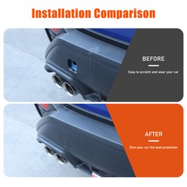 Daeiclru Car Rear Bumper Tow Hook Cover Compatible with Subaru WRX 2022 2023 2024 2025, Car Trailer Hook Cover Rear Tow Hook Cover Replacement Accessories ABS Black