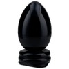 Nupuyai Obsidian Crystal Egg Gemstone with Stand, Healing Stone Eggs