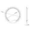 Stainless Steel Drain Net Holder φ135 (For Kitchens), 30 Drain