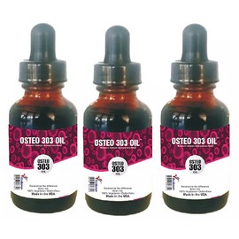 Osteo 303 Oil-Osteoporosis, Arthritis Pain Economy Pack (3X60 ml)