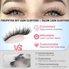 Focipeysa Focipeysa Wispy Lash Clusters Salon Effect Clusters Eyelash Extensions