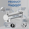 YASINU Slip on Extra Long Tub Spout with Diverter Universal