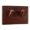 47th & Main Wall Mounted Hook Mango Wood 2-Peg Hook,