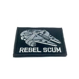 Rebel Scum Millennium Falcon Embroidered Airsoft Paintball Patch
