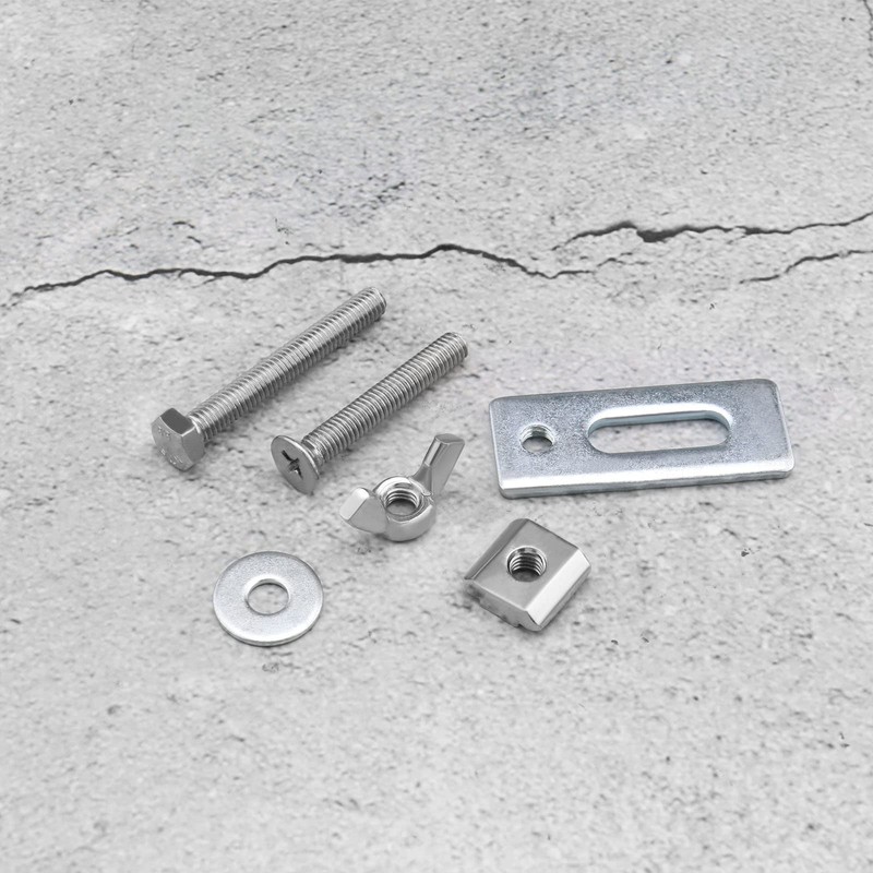 ECSiNG 8PCS T-Nut Compressor Clamps Kit Adjustable T-Track Mini Hold