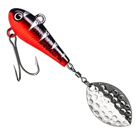SpinMad Jig Spinner 10 g Lead Head Spinner Colour Favourite Bait Black Perch