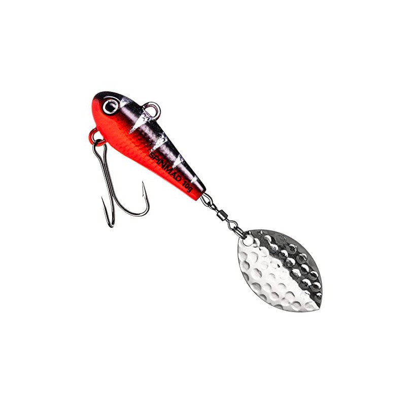 SpinMad Jig Spinner 10 g Lead Head Spinner Colour Favourite