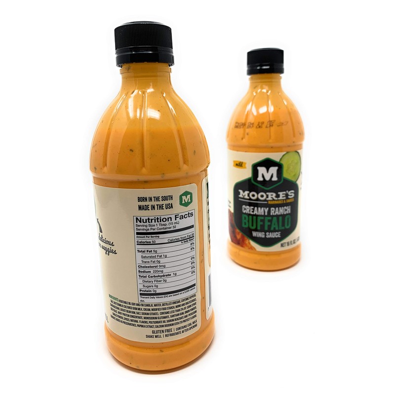 Moore Sauce Buffalo Wing Ranch, Pack of 2