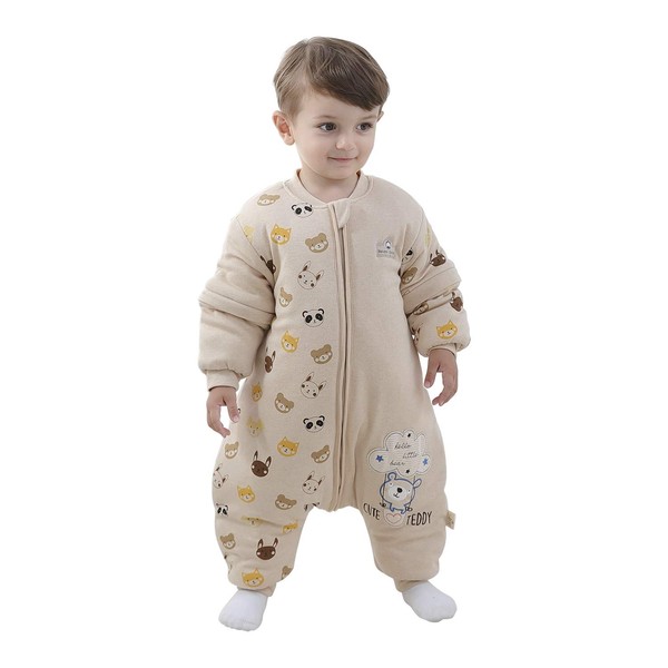 Mosebears Baby Sleeping Bag, 2.5 TOG baby sleep sack with