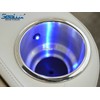 SeaLux Stainless Steel Illuminated LED Drink Cup Holder Blue or