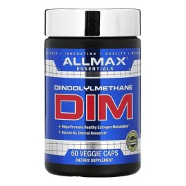 Allmax Dim 100 Mg, 60 Cáps Diindolilmetano Sabor Sin Sabor