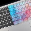 2 Pack Colorful Keyboard Cover for 2024-2023 MacBook Air M3