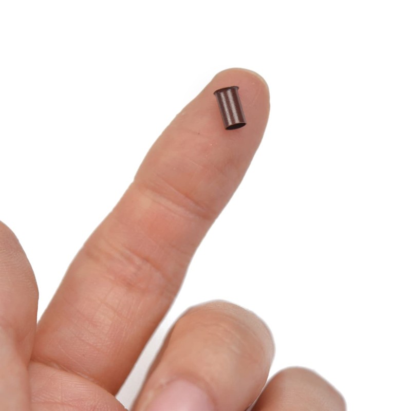 500 Pcs 3.4 mm Micro Link Ring Copper Tubes Beads