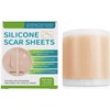 FARSEE Cinta de silicona para cicatrices, aclarante, reutilizable, apta para