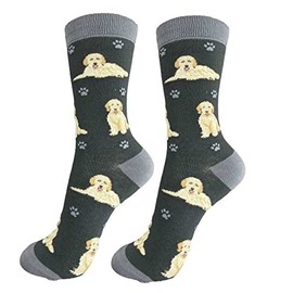 Pet Lover Socks - Fun - All Season - One Size Fits Most - For Women And Men – Dog Gifts (Goldendoodle Gifts - Socks)