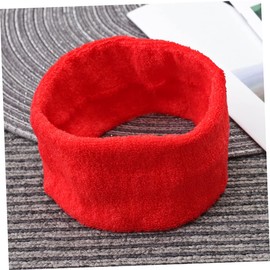 Healvian Sports Sweatbands Head Bands Hair Ribbons Headbands Cosmetic Headband Make up Wrap Red
