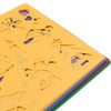 ANCLLO 20PCS Colourful Drawing Stencil for Children Colorful alphanumeric plastic