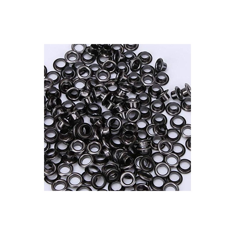 Grommets Eyelets, 100 Set Double Side 4mm Eyelet Brass Eyelet