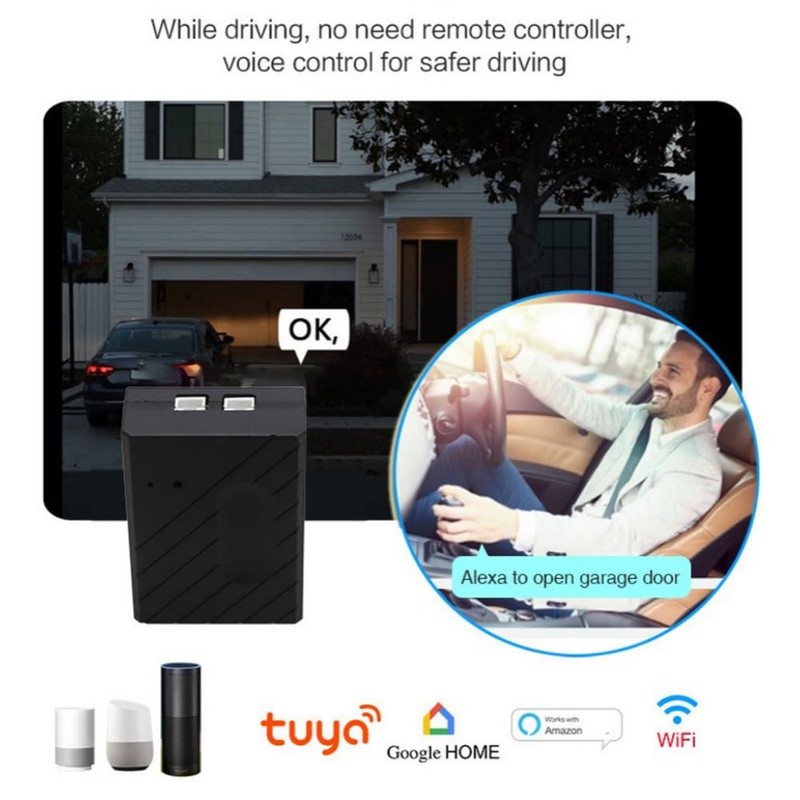 Smart Garage Door Controller WiFi Switch with Phone Remote Control