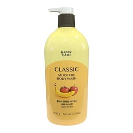 Happy Bath Classic Moisturizing Banana Body Wash 900g (4 packs) / 해피바스 클래식 촉촉한 바나나 바디워시 900g 4개