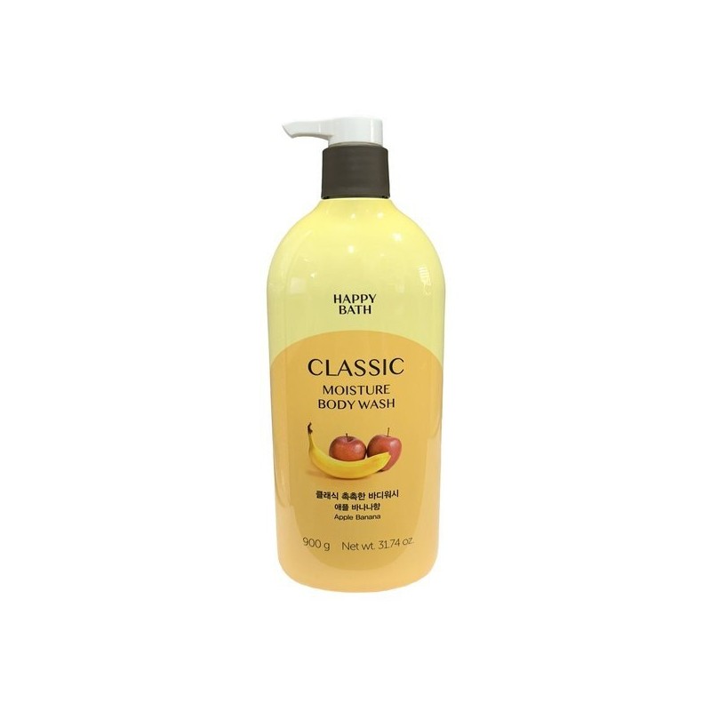 Happy Bath Classic Moisturizing Banana Body Wash 900g (4 packs)