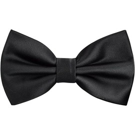 chenqi Men's Bow Tie, Adjustable Bowtie, Black Bow Tie for Men, Satin Tux Bowtie, Neck Bowtie Satin Bow Tie for Party Wedding