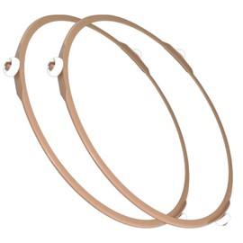 MARRTEUM 2 PCS Microwave Turntable Ring, Microwave Oven Tray Rotating Roller Support Ring Outer Diamater 8.7" / 221mm, Wheels Height 0.59" / 15mm