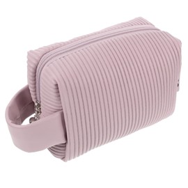 WOONEKY Large Capacity Portable Organizing Bag Stylish Makeup Tool Storage Holder for Travel Toiletries and Daily Use for Practical Tote Bag Organizer Soft