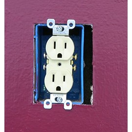 Stepsaver Products USA Made Self-Adhesive Goof Patch Textured Wall Repair Patch Kit for Around Outlets, Light Switches and Other Wall Elements. (1) Pack with 5 Pre-Textured Repair Patches.