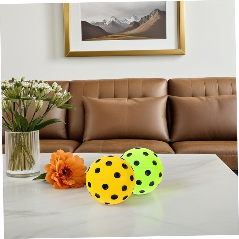 Kisangel 2pcs Quiet PU Foam Balls Silent Stress Management Balls