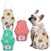 FuzzFables 3 Pack Washable Female Dog Diaper with Adjustable Suspender,