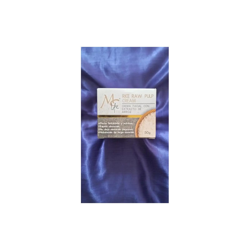 Crema Facial Aclarante Con Extracto De Arroz 50g. Mc Life