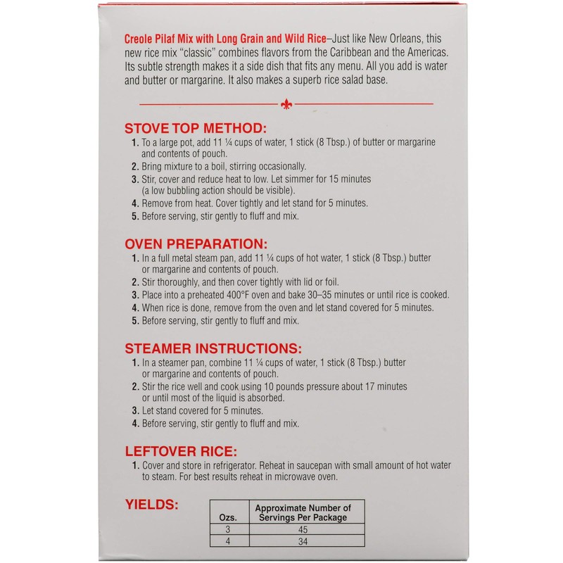 Zatarain's Creole Pilaf Mix, 36.5 oz - One 36.5 Ounce