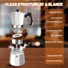 DITOSH 14 Cup Aluminum Espresso Stovetop Moka Pot Express Coffee