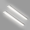 Colmeguna 2 Pack 3FT LED Batten Light, Ultra-Thin Ceiling Surface